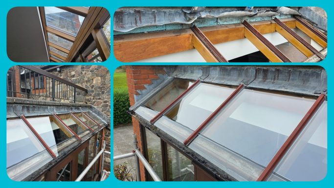 Roof glass replacement